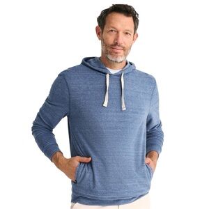 johnnie-O Nixon Terry Cloth Hoodie Men’s size Large in Laguna Blue